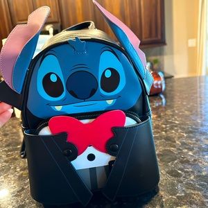 HALLOWEEN Oogie Boogie Bash Bag 2021 LF Disney Vampire Stitch Bowtie BACKPACK 🎃
